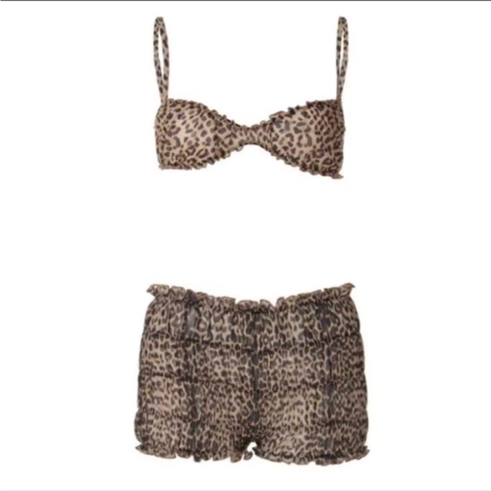 Leopard Print Bikini Set - Picture 3 of 4